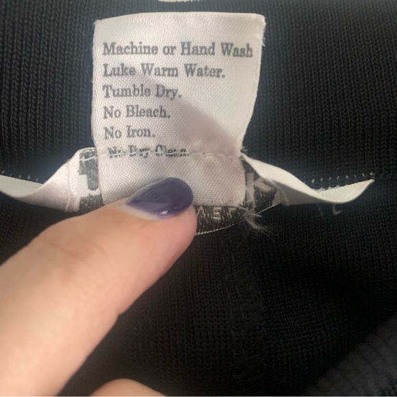 Exclusively Misook Black Pull On Stretch Pants Medium - Picture 5 of 6